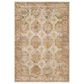 Surya Mona Lisa 10" x 14" Tan, Mustard, Brick Red, Sage, Olive, Dark Blue and Burgundy Area Rug, , large