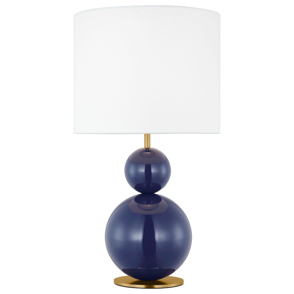 Visual Comfort & Co. Suki Medium Table Lamp in Navy, , large
