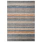 RIZZY Spectrum Gray, Dark Blue, Teal, Rust, Cream, Beige and Ivory 8" x 10" Area Rug, , large