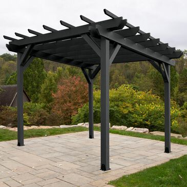 Highwood USA Bodhi 12" x 12" Pergola in Black, , large