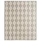 Nourison Positano Geometric Light Grey 5" x 7" Indoor/Outdoor Area Rug, , large
