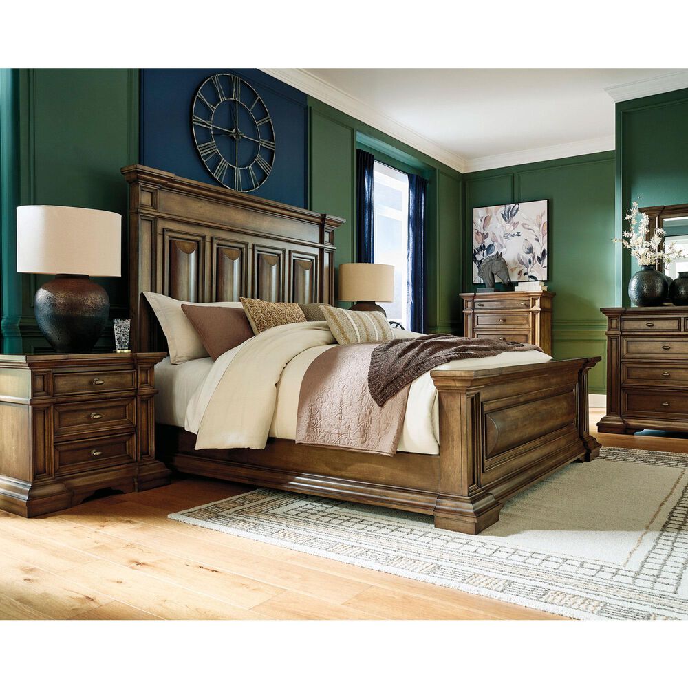 Millenium Frantanna King Panel Bed in Brown, , large
