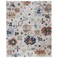 Feizy Melrose Natural 5" x 7"6" Ivory and Multicolor Area Rug, , large