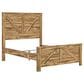 Ashley Maystonna Queen Crossbuck Panel Bed in Brown, , large