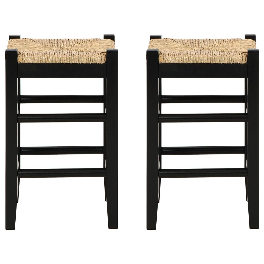 Ashley Mirimyn Counter Stool Set of 2 in Black, , large