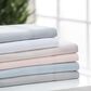 4-Piece King Checkered Emboss Sheet Set in Modern Gray, , large