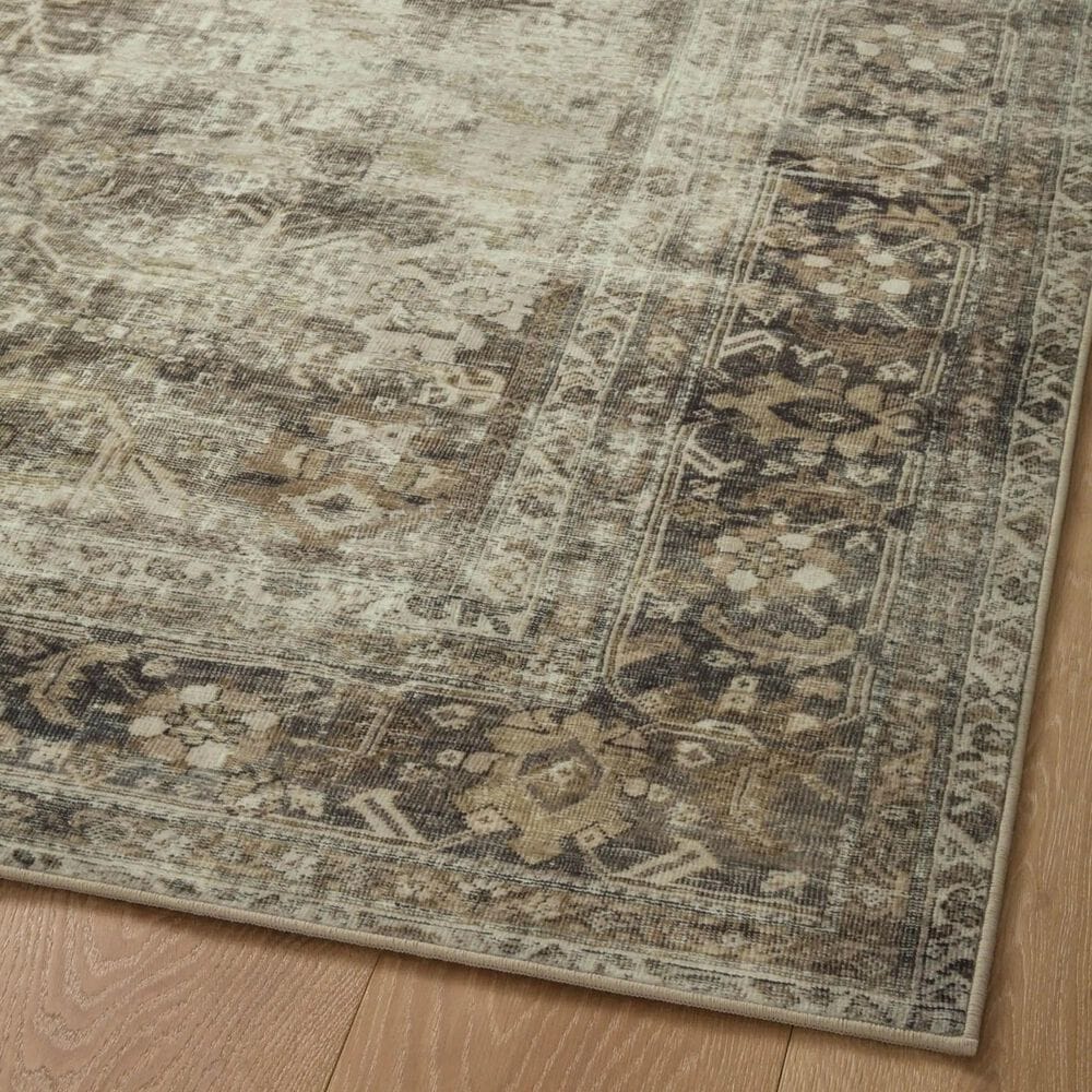 Magnolia Home Sinclair 2&#39; x 5&#39; Pebble and Taupe Area Rug, , large