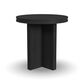 Flexsteel Waterfall Round End Table in Ebony, , large