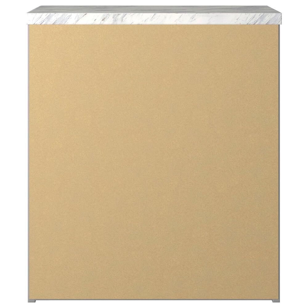 Signature Design by Ashley Cottonburg 2 Drawer Nightstand in Light Gray and White, , large