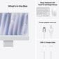 Apple 24-Inch iMac All-in-One Desktop - Apple M4 chip - 10-core CPU - 16GB RAM - 10-core GPU - 512GB SSD in Silver with 3-Year AppleCare+, , large