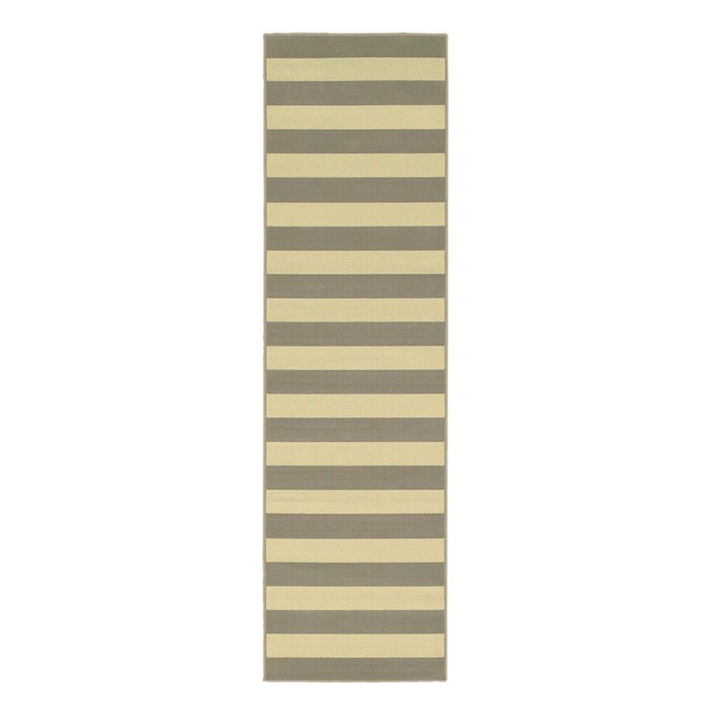 Oriental Weavers Riviera 4768H 2"3" x 7"6" Grey Runner, , large