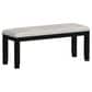 Mayberry Hill Brooks 6-Piece Rectangular Dining Set in Black and Medium Brown, , large