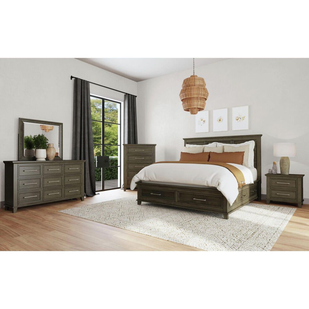 Mayberry Hill Canterbury 5-Drawer Chest in Gray, , large