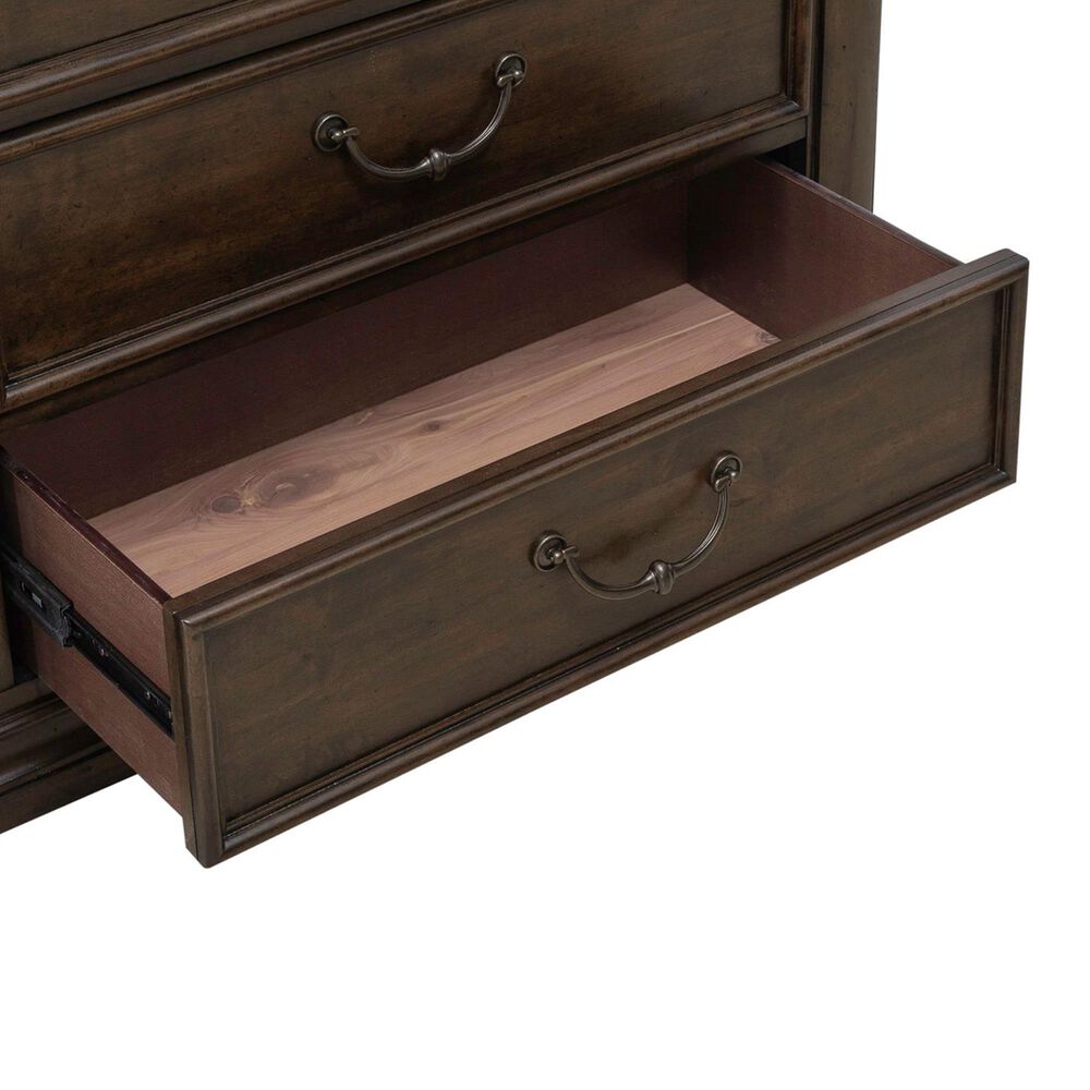 Liberty Furniture Arden Road 4-Piece King Bedroom Set in Satin Cherry, , large