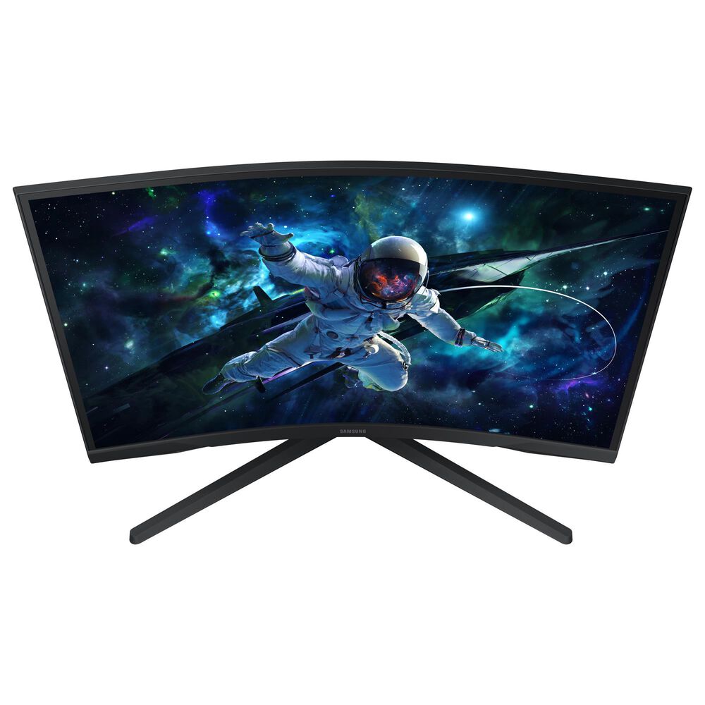 Samsung 32&quot; Odyssey QHD Curved Gaming Monitor in Black, , large