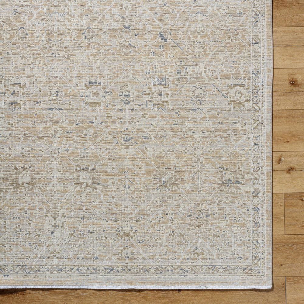 Surya Once Upon a Time Ivory, Light Gray, Tan, Light Brown and Gray 2&#39;11&quot; x 9&#39;10&quot; Runner, , large