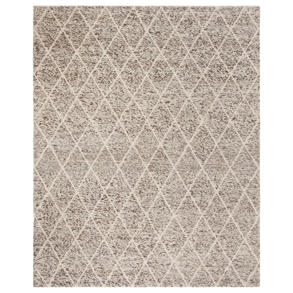 Safavieh Natura NAT712A 8" x 10" Ivory and Stone Area Rug, , large