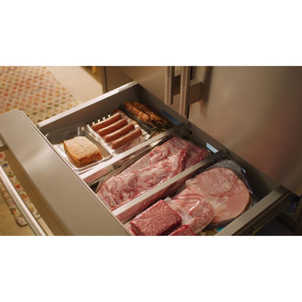 KitchenAid 30 Cu. Ft. French Door Refrigerator with FreshChill Full-Width Drawer in PrintShield Stainless Steel, , large