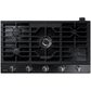 Samsung 36" Gas Cooktop with Dual Power Burner in Black Stainless Steel, , large