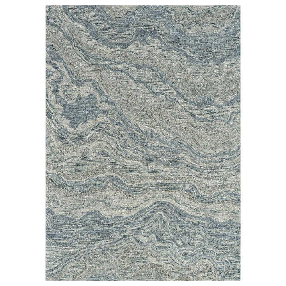 Nourison Graceful 5"3" x 7"3" Blue Area Rug, , large