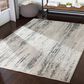 Surya Aisha 10" x 14" Gray, Charcoal, Light Gray and Off-White Area Rug, , large