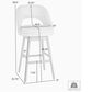 Blue River Adrian Swivel Counter Stool in Ancient Stone, , large