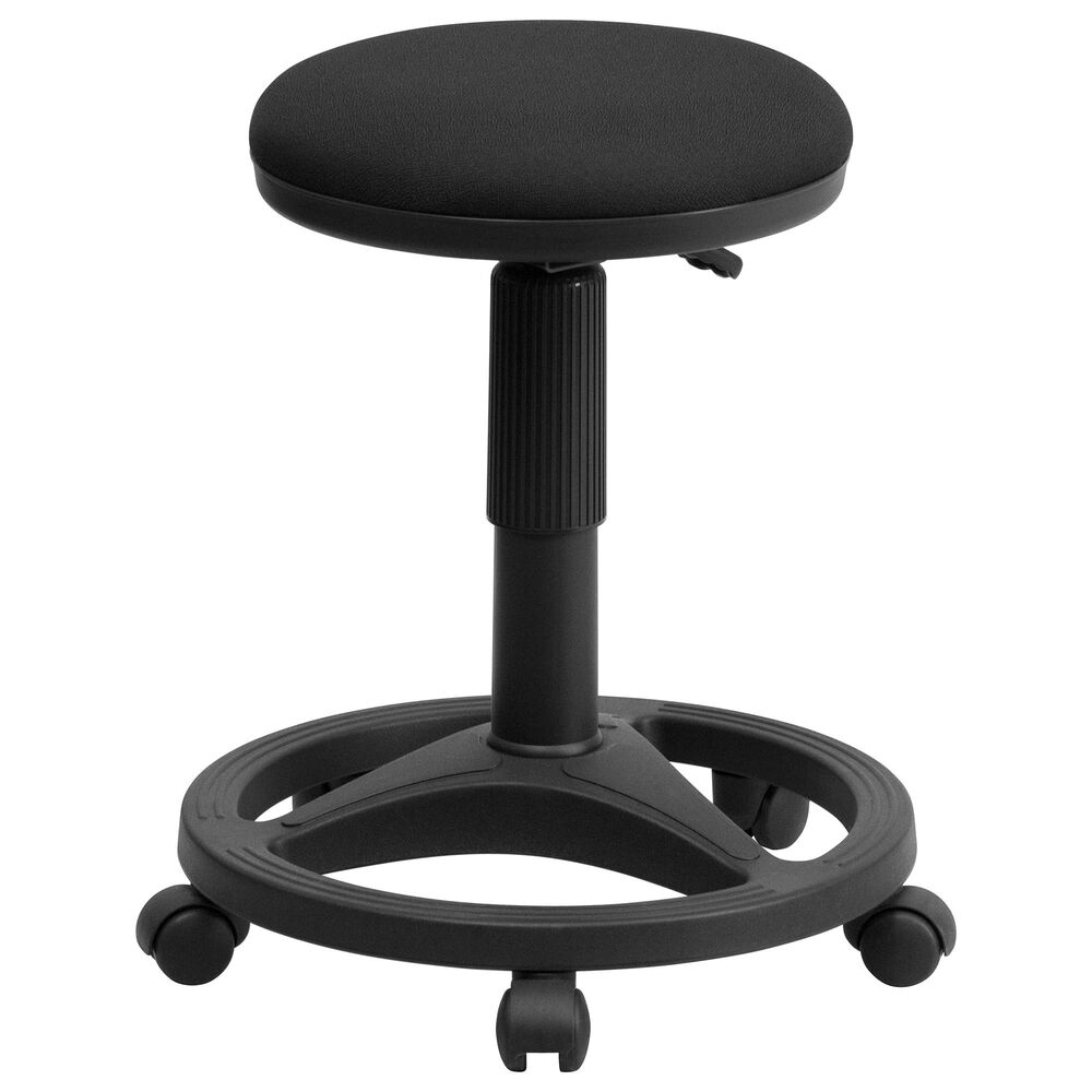 Flash Furniture Ergonomic Stool in Black, , large