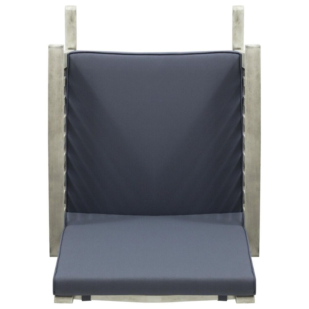 Hearth and Haven Casa Outdoor Rocking Chair with Cushion in Grey, , large