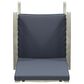 Hearth and Haven Casa Outdoor Rocking Chair with Cushion in Grey, , large