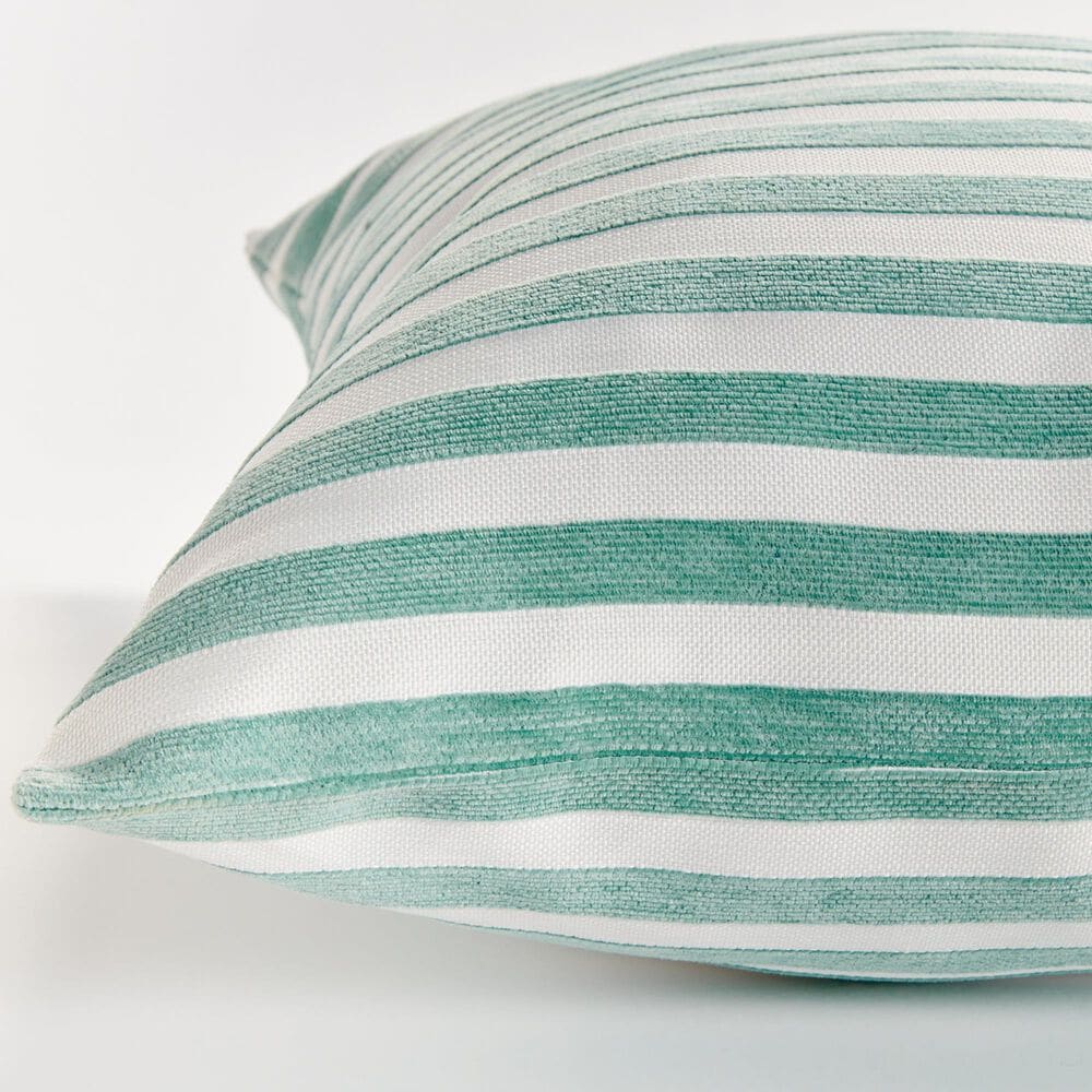 Napa Home and Garden Gideon 24&quot; x 24&quot; Indoor/Outdoor Throw Pillow in Seafoam, , large