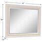 Ashley Shaybrock Bedroom Mirror in Antique White and Brown, , large