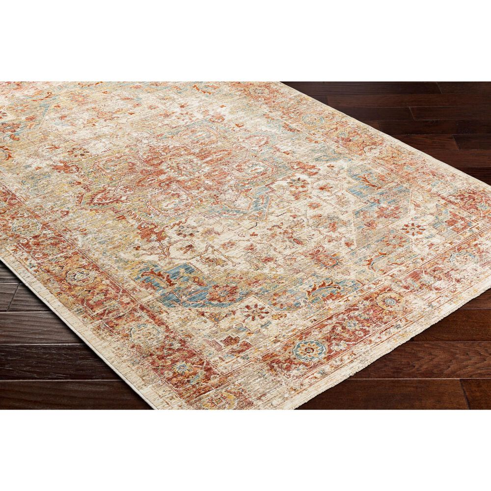 Surya Aspendos 10&#39; x 13&#39;11&quot; Dusty Pink, Rust, Burgandy, Wheat, Taupe, Gray, Denim, Black and Cream Area Rug, , large