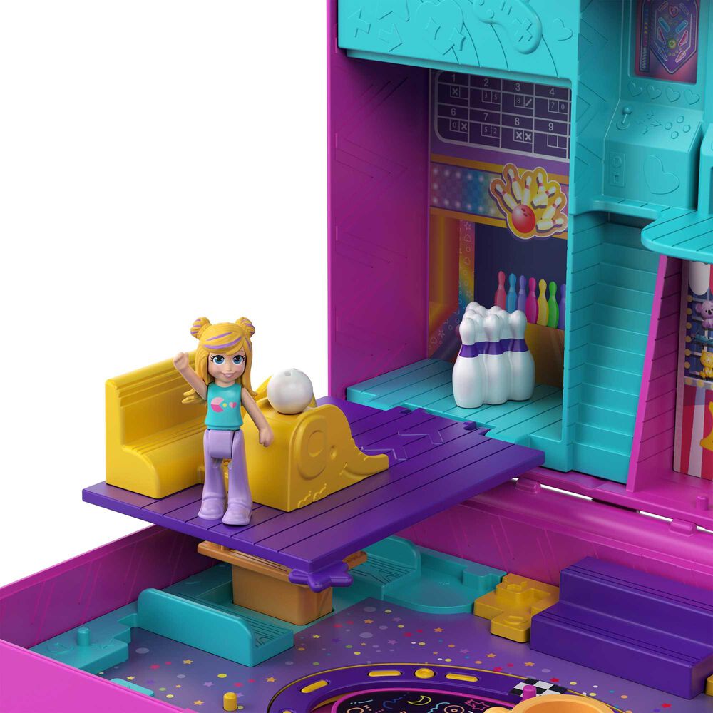 Polly Pocket Race and Rock Arcade Playset, , large
