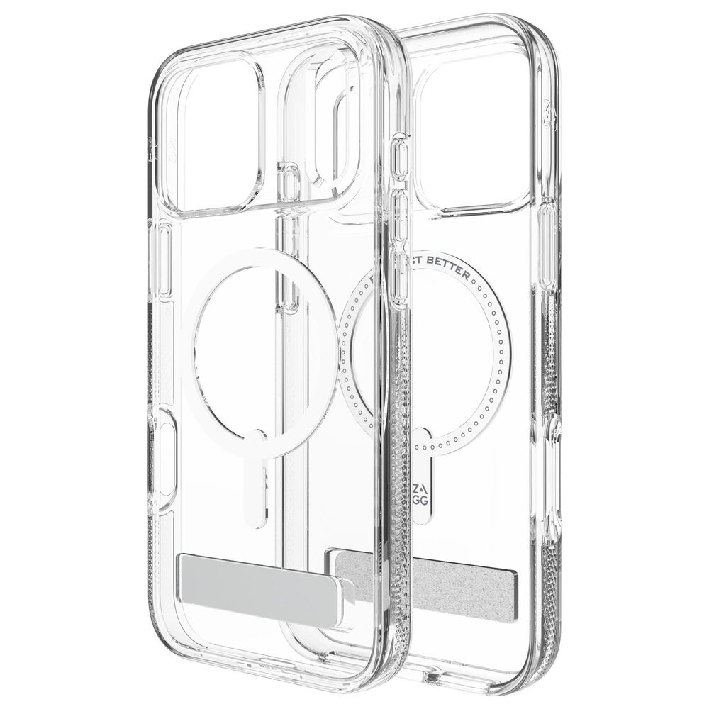 Zagg Crystal Palace Snap Case with Kickstand for Apple iPhone 17 Pro Max in Clear, , large