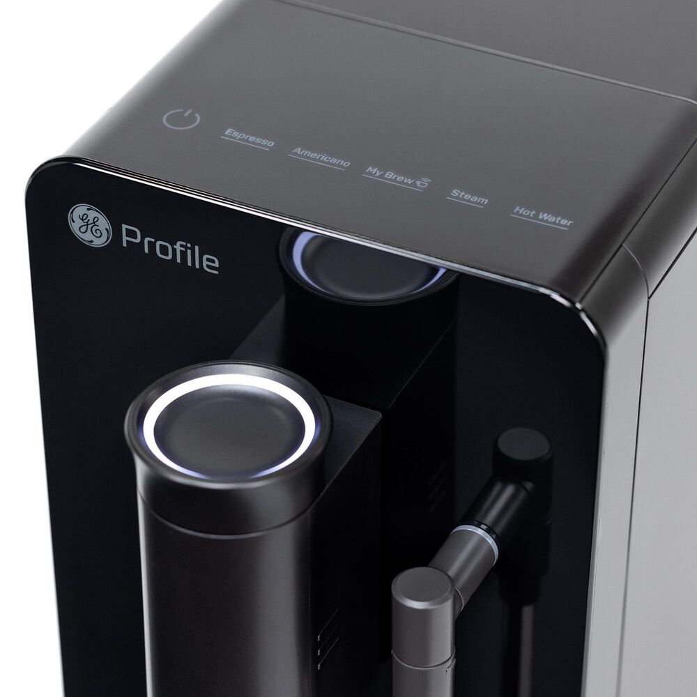 GE Profile 40.5 Oz Automatic Espresso Machine in Black, , large