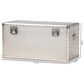 Baxton Studio Serge Storage Trunk in Silver, , large