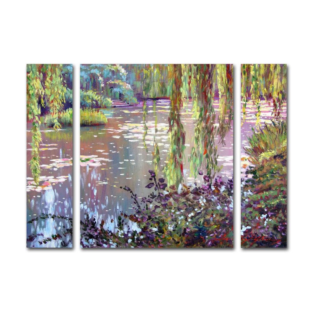 Timberlake "Homage to Monet" Large Multi Panel Art Set, , large