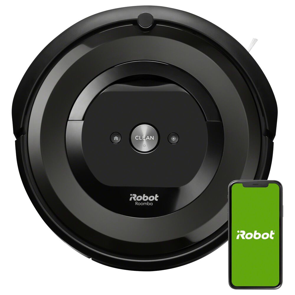 iRobot Roomba E5 Wi-Fi Connected Robot Vacuum in Black, , large