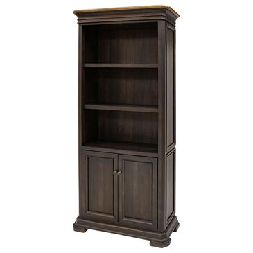 Wycliff Bay Sonoma Bookcase with 2-Door in Dark Roast, , large