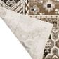 Dalyn Rug Company Izmir IZ5 7"10" x 10" Mocha Area Rug, , large