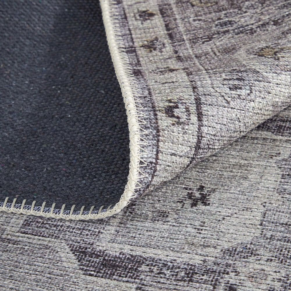 Feizy Percy 9&#39;2&quot; x 12&#39; Gray and Ivory Area Rug, , large