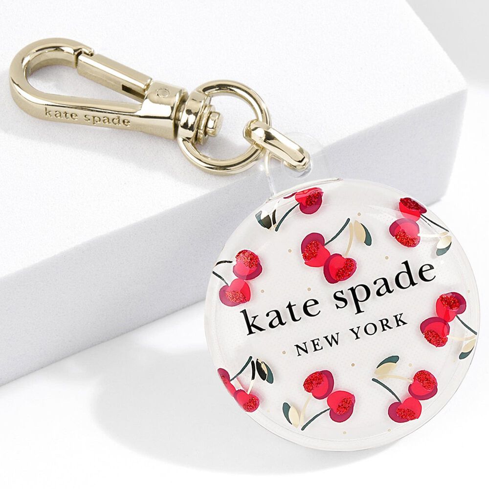 Kate Spade Keychain Holder for Apple AirTag in Cherry Dot, , large