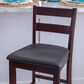 Linon Home Decor Torino Soho Bar Stool in Merlot, , large