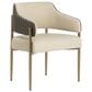 Club Collection By Sunpan Tova Arm Chair in Dillon Cream and Bravo Ash, , large