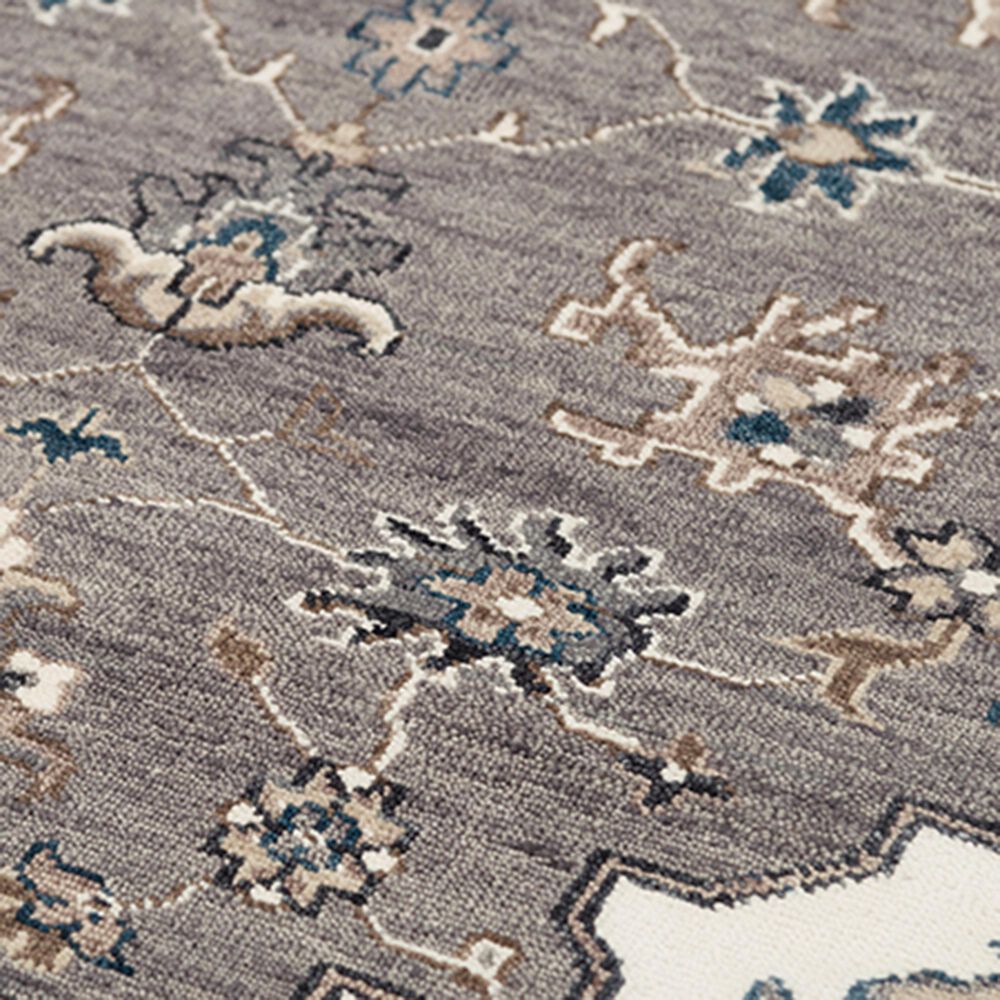 RIZZY Historia 2&#39; x 3&#39; Gray and Ivory Area Rug, , large