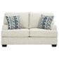 Ashley Valerano Stationary Loveseat in Parchment, , large