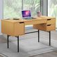 Valor Living Denmark Executive Desk in Natural, , large