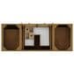 James Martin Hudson 60" Single Bathroom Vanity in Honey Oak with 3 cm Lime Delight Silestone Top and Rectangular Sink, , large