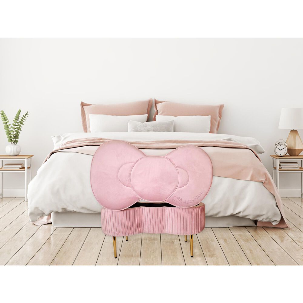 Impressions Vanity Hello Kitty Bow Storage Bench, , large