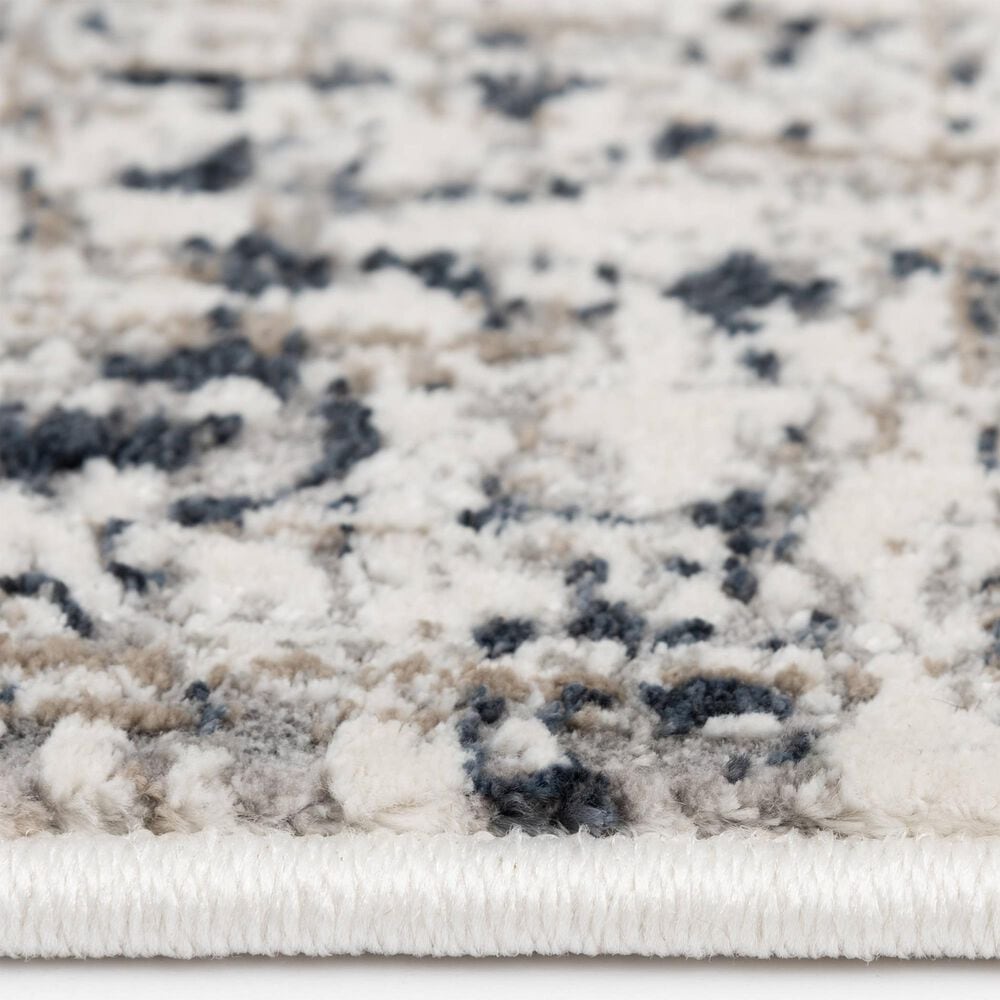 Central Oriental Clearwater Olinda 5&#39; x 8&#39; Nightfall and Biscuit Area Rug, , large